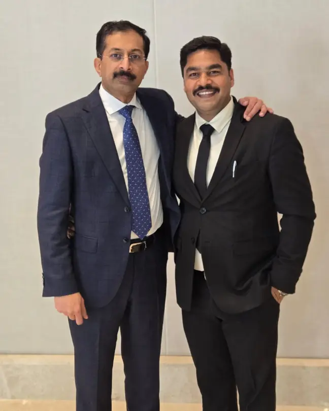 With Dr Sathyaki Nambala